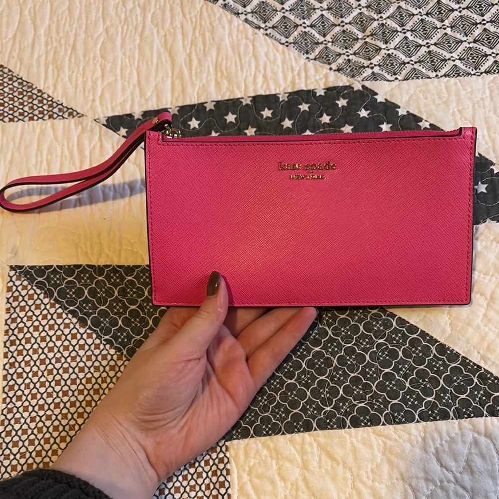 Kate Spade Vibrant Pink Wristlet